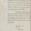 Letter to Lord George Germain