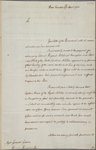 Letter to Gen. [Nathanael] Greene