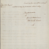Letter to Gen. [Nathanael] Greene