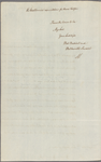 Letter to Lord George Germain