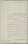 Letter to James Robertson, General and Commander-in-chief [New York]