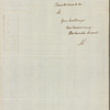 Letter to James Robertson, General and Commander-in-chief [New York]