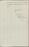 Letter to James Robertson, General and Commander-in-chief [New York]