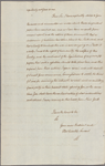 Letter to Gen. [Nathanael] Greene