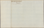 Letter to Gen. [Nathanael] Greene