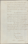 Letter to Gen. [Alexander] Leslie [Charleston, S. C.]