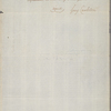 Letter to Gen. [Alexander] Leslie [Charleston, S. C.]