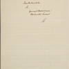 Letter to Gen. [Nathanael] Greene
