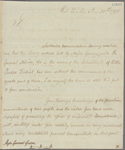 Letter to Gen. [Nathanael] Greene