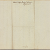 Letter to Gen. [Nathanael] Greene