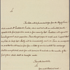 Letter to Gen. [Nathanael] Greene