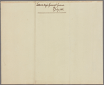Letter to Gen. [Nathanael] Greene