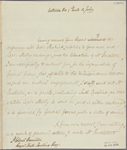 Letter to Lieut. Col. [John] Hamilton