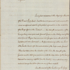 Letter to the Earl of Shelburne