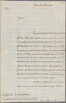 Letter to the Earl of Shelburne