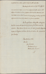 Letter to the Earl of Shelburne