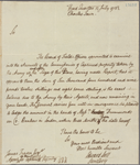 Letter to James Fraser, agent for captured property