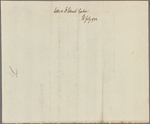 Letter to Lieut. Col. [William] Crosbie, barrack-master general