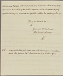 Letter to Lieut. Col. Brown [Thomas Browne]