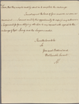 Letter to Gen. [Nathanael] Greene