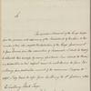 Letter to Patrick Tonyn, Governor of East-Florida