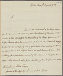 Letter to Patrick Tonyn, Governor of East-Florida