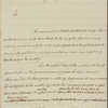 Letter to Gen. [Nathanael] Greene