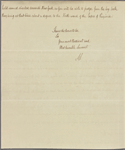 Letter to Admiral Hugh Pigot