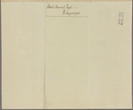 Letter to Admiral Hugh Pigot