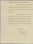 Letter to Don Antonio Claraco y Santo, Governor of New-Providence
