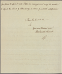 Letter to Gen. [Nathanael] Greene