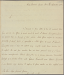 Letter to Gen. [Nathanael] Greene