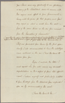 Letter to Gen. [Archibald] Campbell, Governor of Jamaica