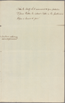 Letter to Gen. [Archibald] Campbell, Governor of Jamaica