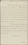 Letter to Gen. [Nathanael] Greene