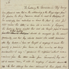 Letter to Gen. [James] Paterson, commanding in Nova Scotia