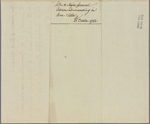 Letter to Gen. [James] Paterson, commanding in Nova Scotia