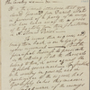 Letter to Maj. Frasier [Thomas Fraser]