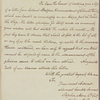 Letter to Gen N[athanael] Greene