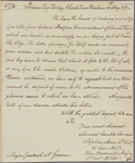 Letter to Gen N[athanael] Greene