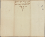Letter to Gen N[athanael] Greene