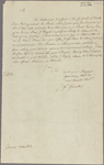 Letter to Gen. [William] Moultrie