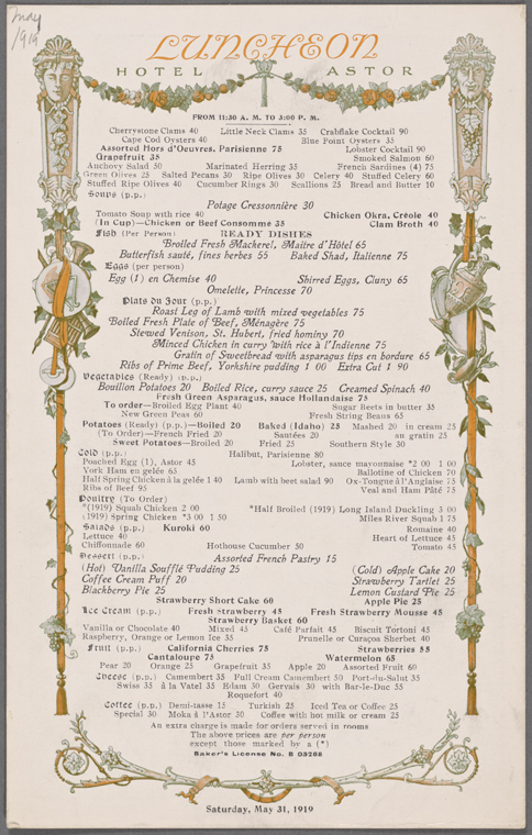 Hotel Astor - NYPL Digital Collections