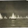 Race in the 31st annual sweepstakes of Detroit Yacht Club on Lake St. Clair, Sept. 15, 1928.