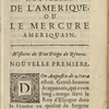 Nouvelles de l'Amerique, ou Le Mercure ameriquain. ...