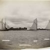 Ambassador, Puritan, Volunteer, Marblehead Harbor.