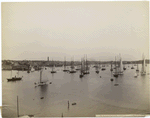 N.Y.Y.C. [New York Yacht Club] fleet, Newport Harbor, August 11, '88.