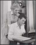 Judy Holliday and Sydney Chaplin in the stage production Bells Are Ringing