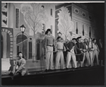 Scene from the stage production Ben Franklin in Paris