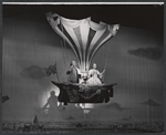 Robert Preston and Ulla Sallert in the stage production Ben Franklin in Paris